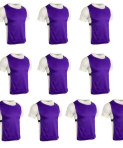 Mitzuma Senior Training Bibs Set of 10 - Purple