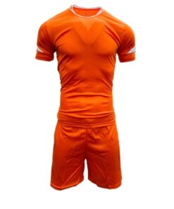 Mitzuma Spain Squad 15 Full Soccer Kit - Senior - Orange & White