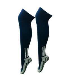 Mitzuma Sports Grip Socks Knee High Senior - Pack of 14 - Navy & White