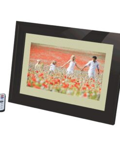 Mivision 10" Digital Photo Frame Wood Finish