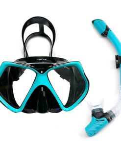Mix Box Adult Impact Resistant Tempered Glass Diving Mask Dry Top Snorkel