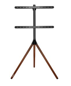 Mix Box Beechwood TV Floor Stand Monitor Easel for 32-65 inch TVs