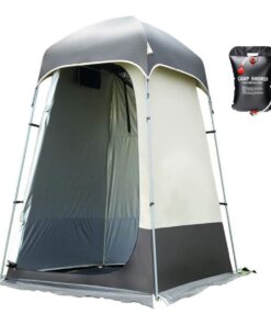 Mix Box Outdoor Pop Up Camping Shower Tent & 20L Solar Shower Bag Set