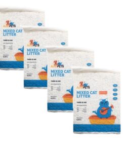Mixed Tofu Cat Litter Durable, Dust Free Litter , 10kg 4 Bags
