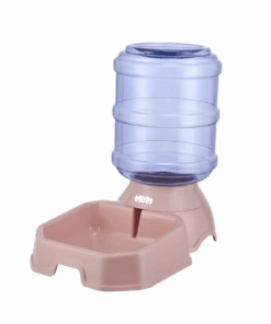MLEM 3.8L Automatic Pet Feeder & Waterer - Water Gravity Dispenser - Pink