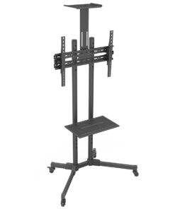Mobile TV Cart Free Standing TV Stand 42-90 Inch