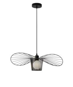 Modern Nordic Simple Style Straw Hat Shape Metal Pendant Lamp-MRUL