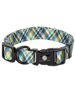 Modern Scottish Design Adjustable Dog Collar - S