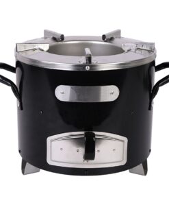 Modern Stainless Steel Charcoal Stove & Braai - Mbaula FX-9191