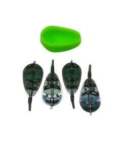 Mold & 4 x Carp Fishing In Line Method Feeders
