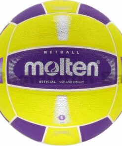 Molten International Purple/Yellow Laminated Netball size 5