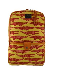 Mongoose Backpack - Croc - Red/Mustard