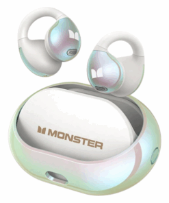 MONSTER -AC600- IPX5 Proof Wireless Earbuds With AI Noise Reduction - White