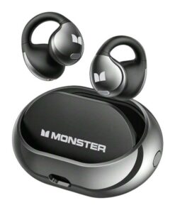 MONSTER - AC600 - Open Ear Waterproof Earbuds With Hi-Fi Stereo Sound-Black