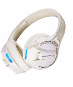 Monster - XKH03 - Dual Stereo Sound Headset With High Sensitive Mic - White