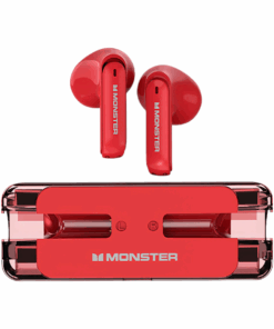 MONSTER - XKT08 - HIFI Sound True Wireless Gaming Earbuds - Red