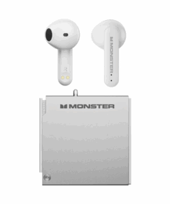 MONSTER - XKT17 - Modern Design Gaming Wireless Earbuds - White & Silver
