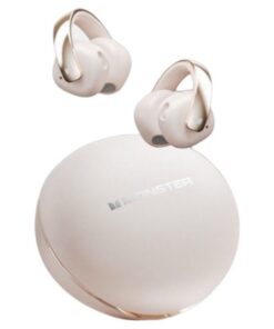 MONSTER - XKT30 - Clip-On Wireless Earbuds With Noise Cancellation - Beige
