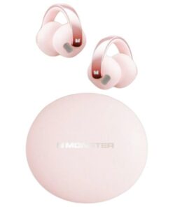 MONSTER - XKT30 - Clip-On Wireless Earbuds With Noise Cancellation - Pink