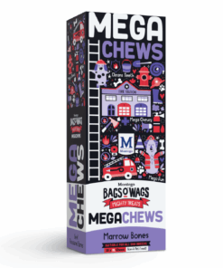 Montego Bags O' Wags 10 x 120 g Megachews Beef Dog Treats