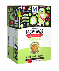 Montego Bags O' Wags 350g Beef Munchies Dog Treats