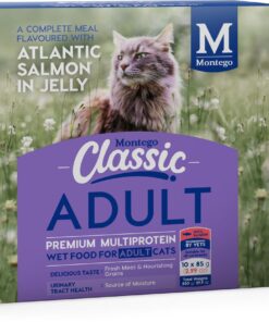Montego Classic Salmon Cat Wet Food 10x85g Pouches
