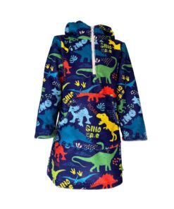 Moosel Hats Kids Hooded Towel Swim Poncho Dinosaurs - 1-3 years
