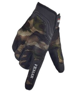 Motorcycle Gloves - Mountain Bike Gloves - Camo - Army Green - XL