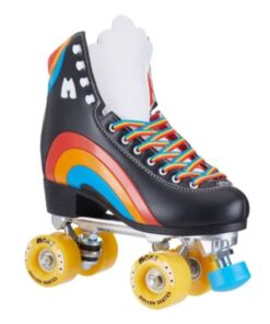 Moxi Rainbow Rider Roller Skates - Black - UK 6