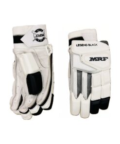 MRF Legend Black Cricket Batting Gloves - Youth