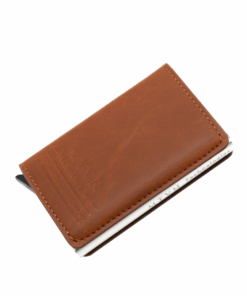 MTVN Technologies -Credit Card Pop-Up Wallet - Brown