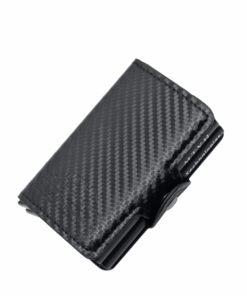 MTVN Technologies - Dual Credit Card Pop - Up Wallet - Carbon Fiber