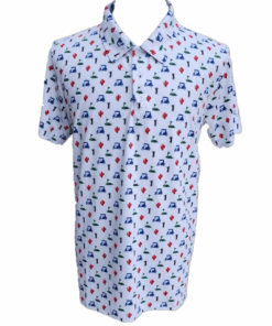 Mudball Golf - Men's Golf Shirt - Cart Cactus - M