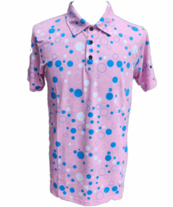 Mudball Golf - Men's Golf Shirt - Pink - S