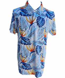 Mudball Golf - Men's Golf Shirt - Tropical - L