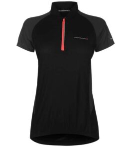 Muddyfox Ladies Cycling Short Sleeve Jersey - Black/Pink - Parallel Import - XL