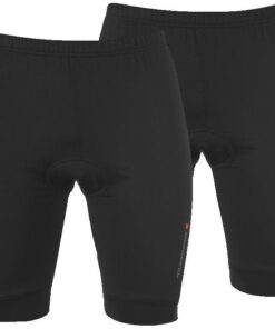 Muddyfox Men's Black Cycling Padded Shorts - 2 Pack (Parallel Import) - S
