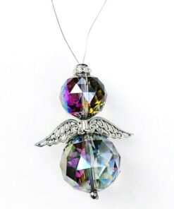 Multi Colour Crystal Angel Ornament or Sun Catcher or decorations