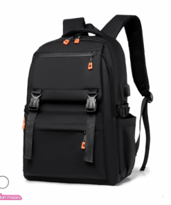 Multi-Function Backpack / Laptop Bag 15.6" + Keychain - BLACK