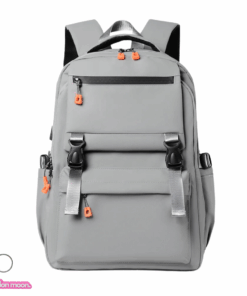 Multi-Function Backpack / Laptop Bag 15.6" + Keychain - LIGHT GREY
