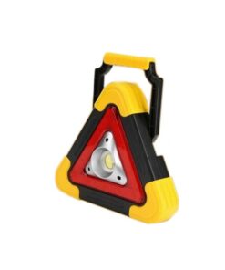 Multi-Function Solar Charging LED Work Light Triple-cornered Warning Emerge