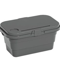 Multi-Functional Collapsible/Foldable Picnic Indoor And Outdoor Basket - Grey