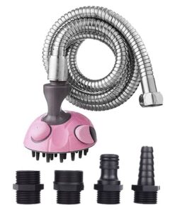 Multi-Functional Dog Shower Sprayer - Pink