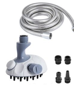 Multi-Functional Handheld Pet Shower Sprayer with 4 Hose Adapters