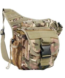 Multi-functional Tactical Messenger Shoulder Bag - CP Camo