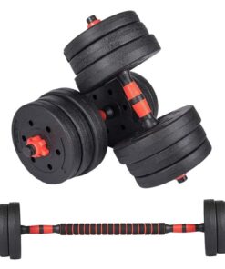 Multi-Purpose Barbell and Dumbbell Weight Set - 20 kg