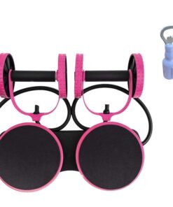 Multifunction Abdominal Exercise Wheel with Bottle Opener - Pink