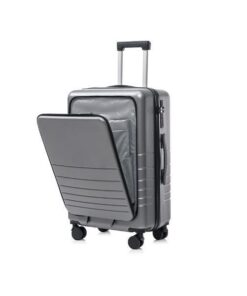 Multifunction Smart Carry-On Travel Suitcase - 20 Inch - Grey