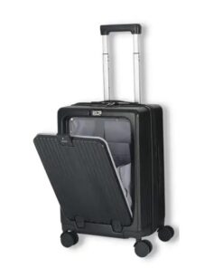 Multifunction Smart Travel Suitcase - 20 inch - Black