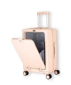Multifunction Smart Travel Suitcase - 20 inch - Pink